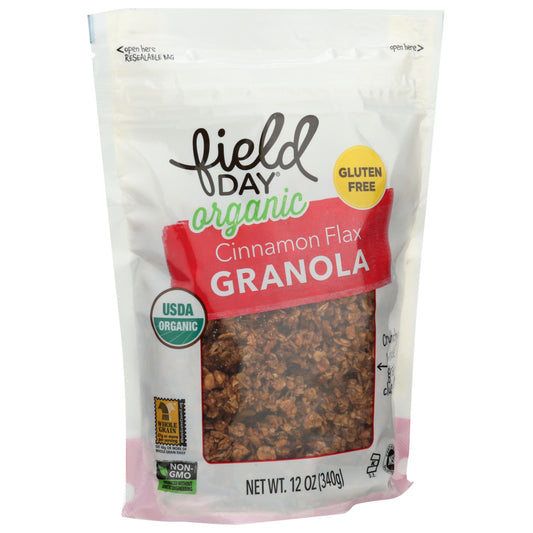 Field Day Cinnamon Flax Granola Organic 12 oz
