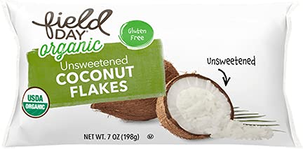 Field Day Unsweetened Coconut Flakes Organic 7 oz