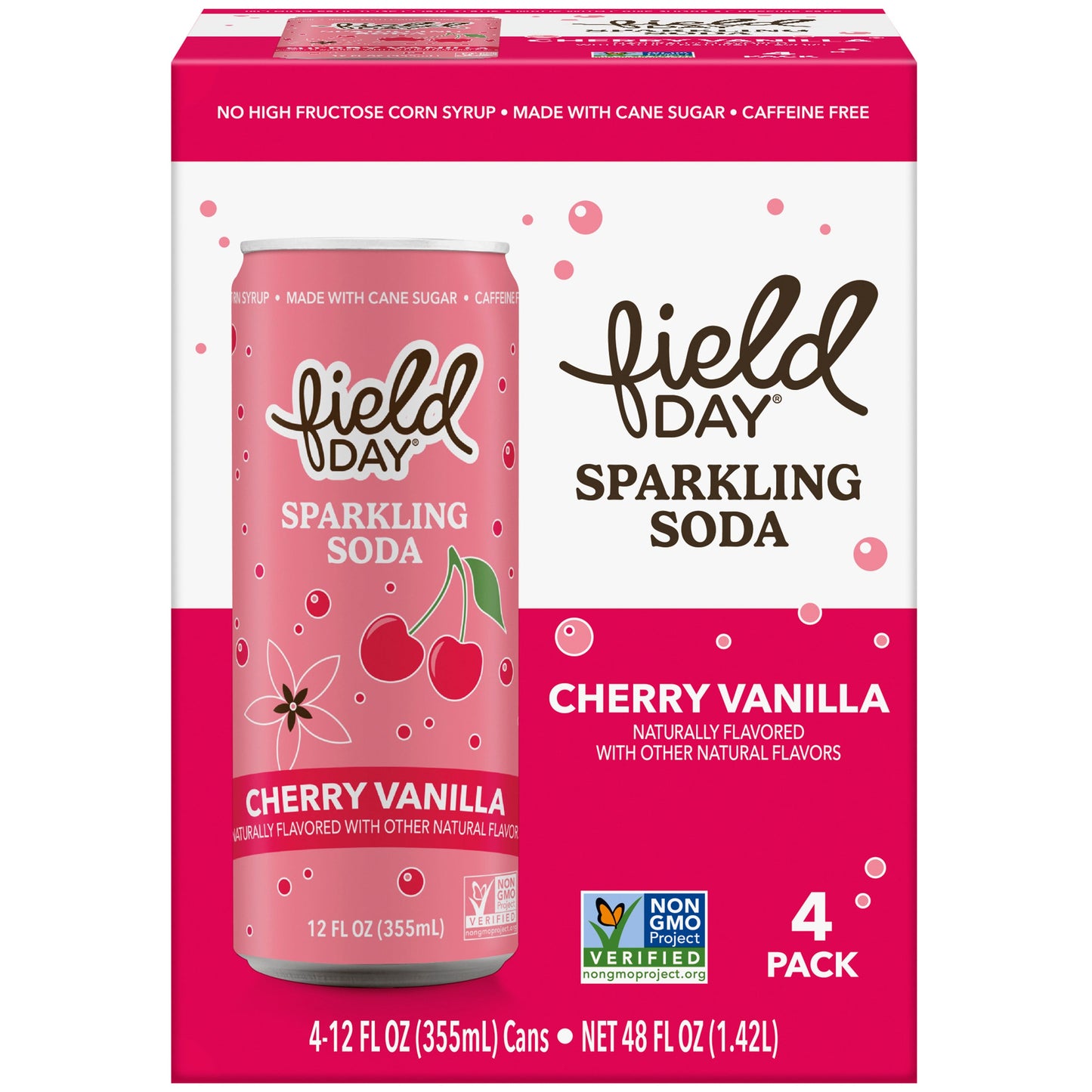 Field Day Sparkling Soda Cherry Vanilla Flavored