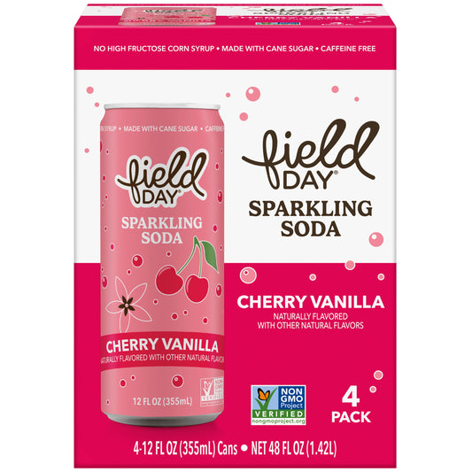 Field Day Sparkling Soda Cherry Vanilla Flavored