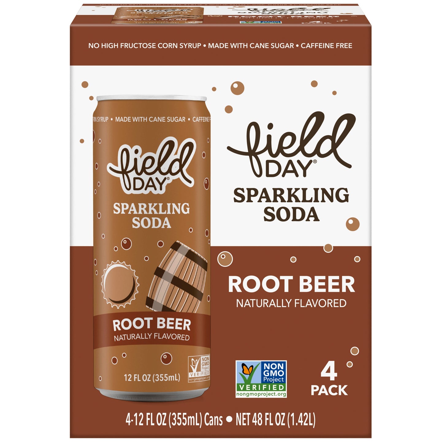 Field Day Sparkling Soda Root Beer Flavored