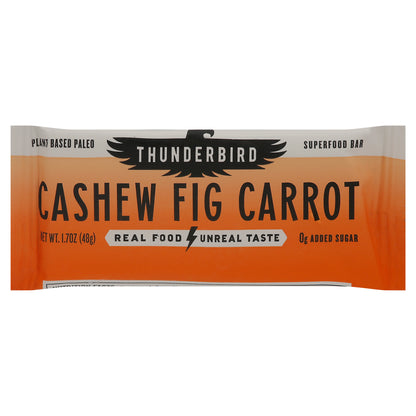 Thunderbird Cashew Fig Carrot Superfood Bar 1.7 oz