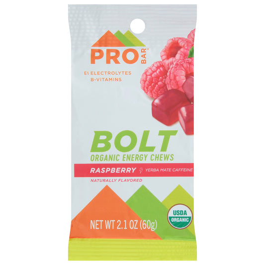 Probar Bolt Organic Raspberry Energy Chews 2.1 oz