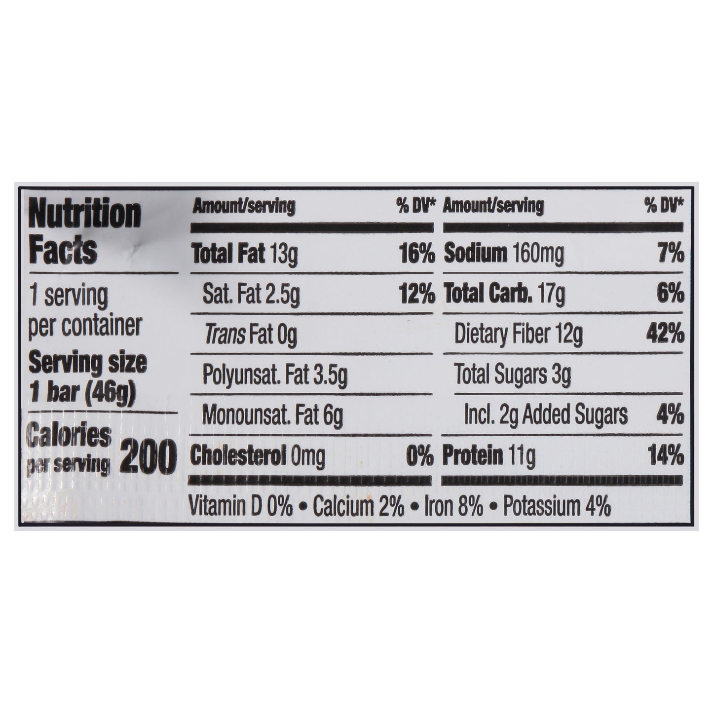 Raw Rev Plant-Based Peanut Butter Dark Chocolate & Sea Salt Protein Bar 1.6 oz