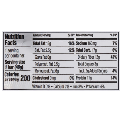 Raw Rev Plant-Based Peanut Butter Dark Chocolate & Sea Salt Protein Bar 1.6 oz