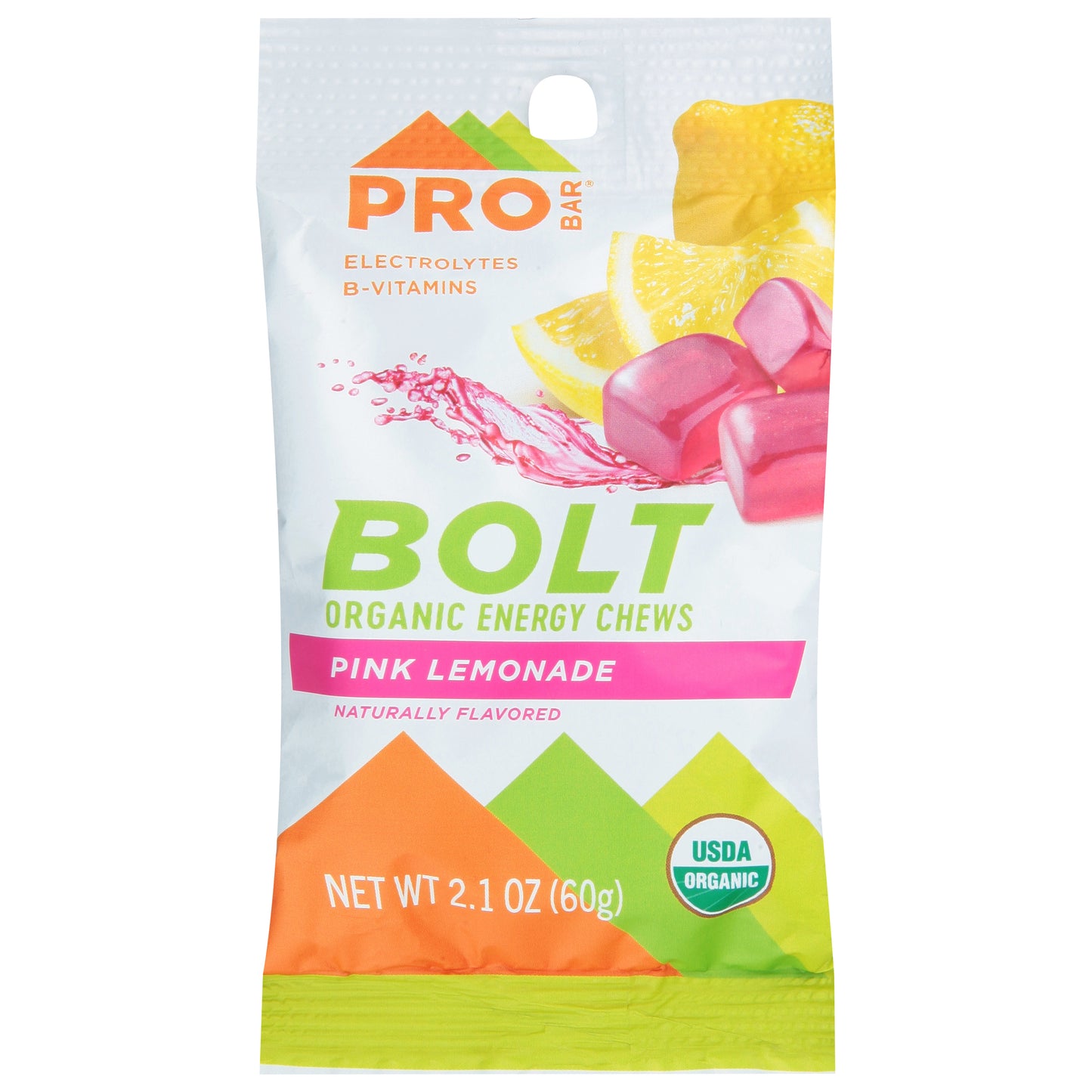 Probar Bolt Organic Pink Lemonade Energy Chews 2.1 oz