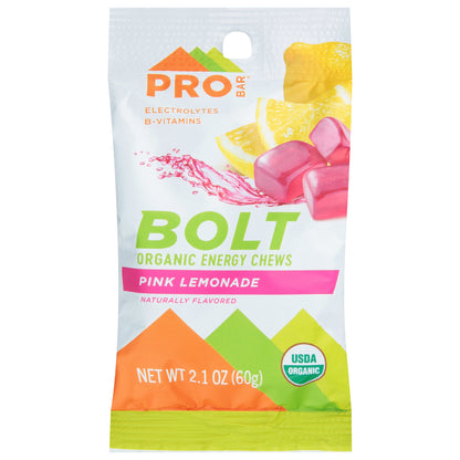 Probar Bolt Organic Pink Lemonade Energy Chews 2.1 oz
