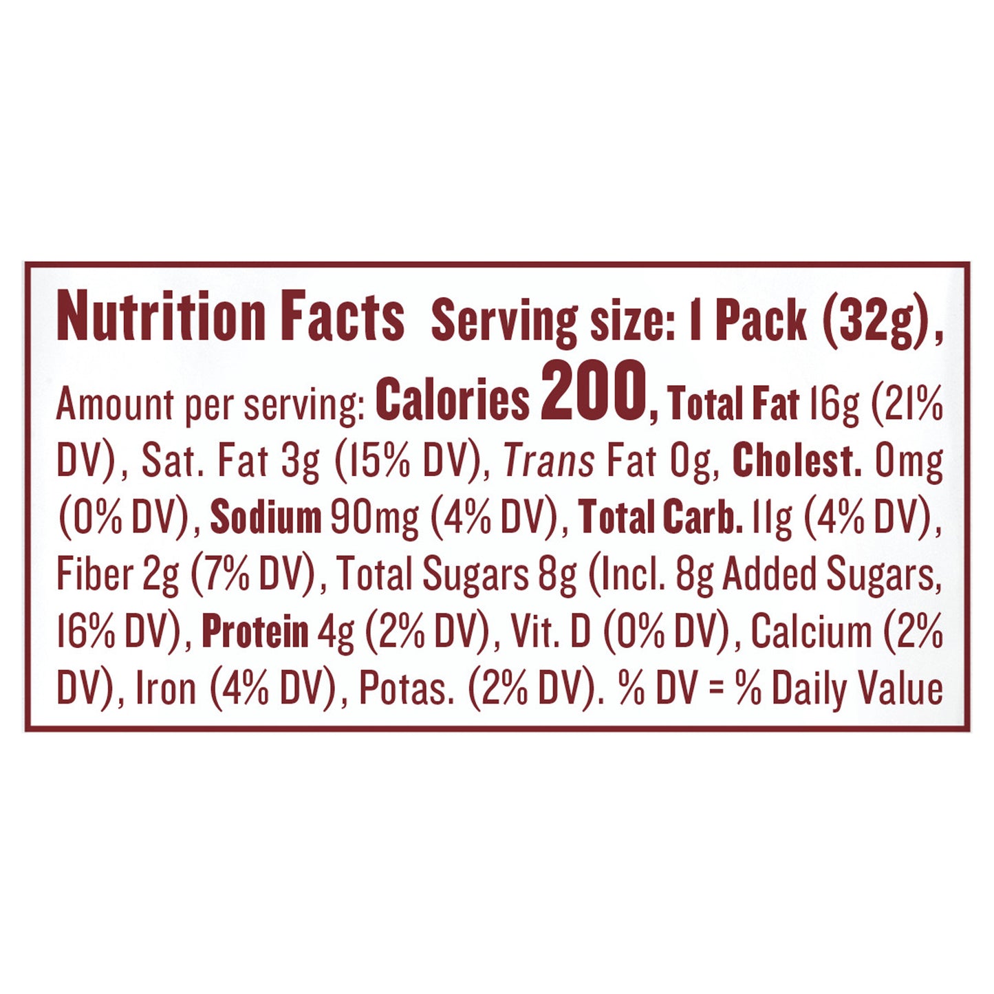 Justin's Chocolate Hazelnut & Almond Butter - 1.15 oz