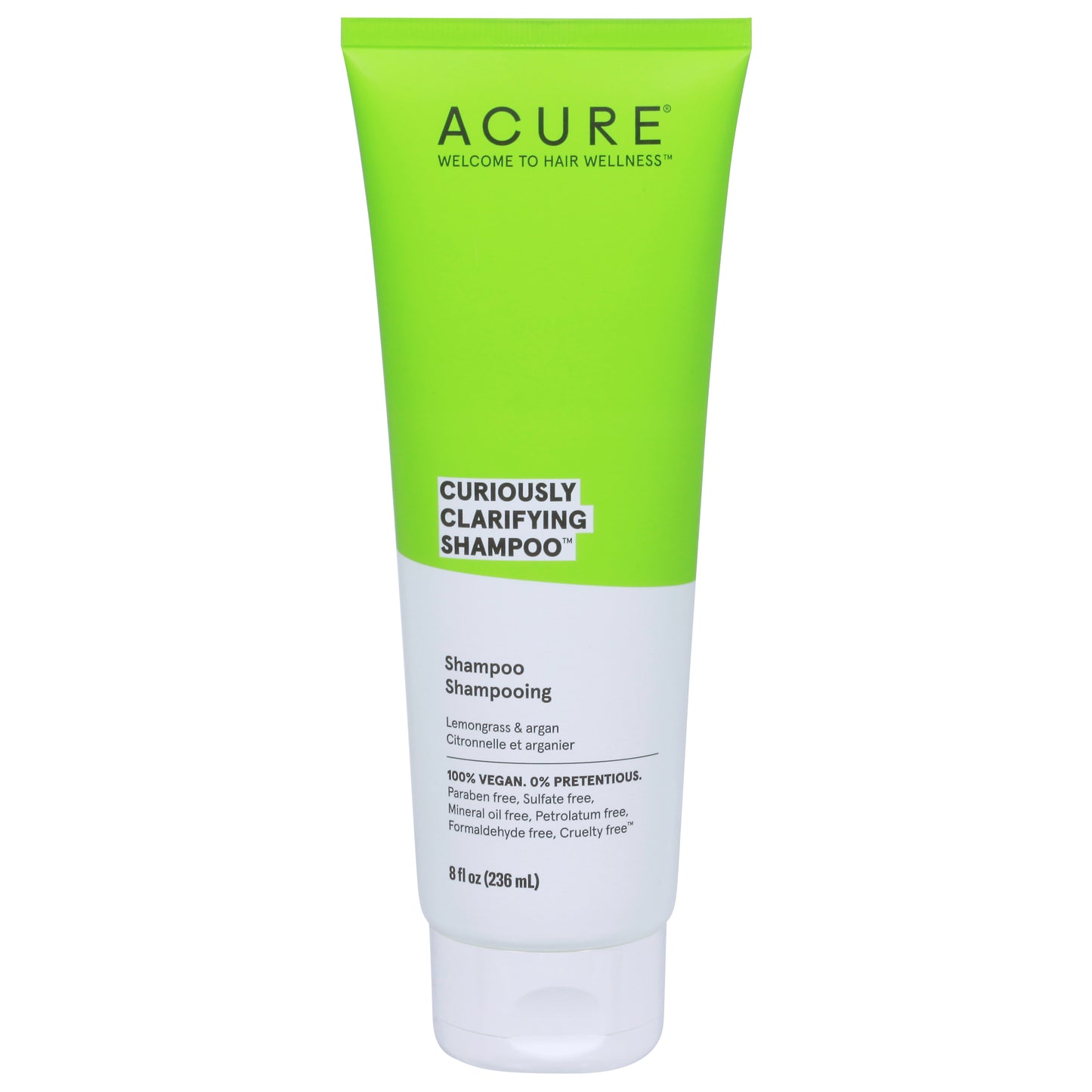 Acure Curiously Clarifying Lemongrass & Argan Shampoo 8 fl oz