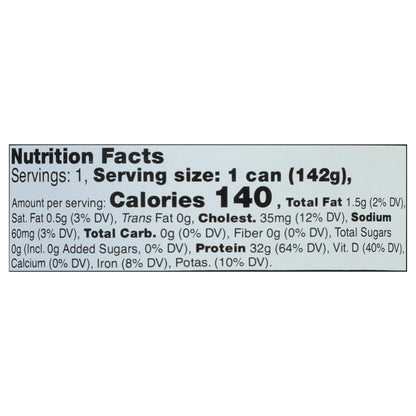 Wild Planet Skip Jack No Salt Added Wild Tuna 5 oz