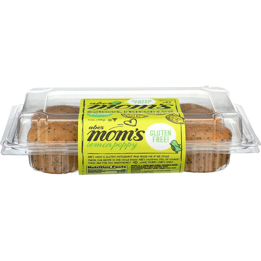 Abe's Gluten Free Lemon Poppy Muffins 6pk, 5 Oz