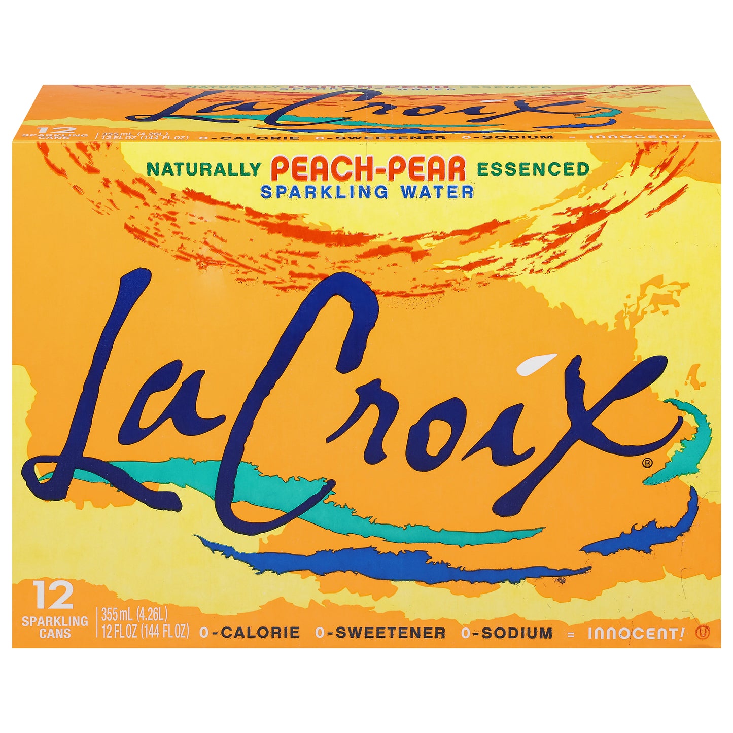 LaCroix Peach-Pear Sparkling Water 12 - 12 fl oz Cans