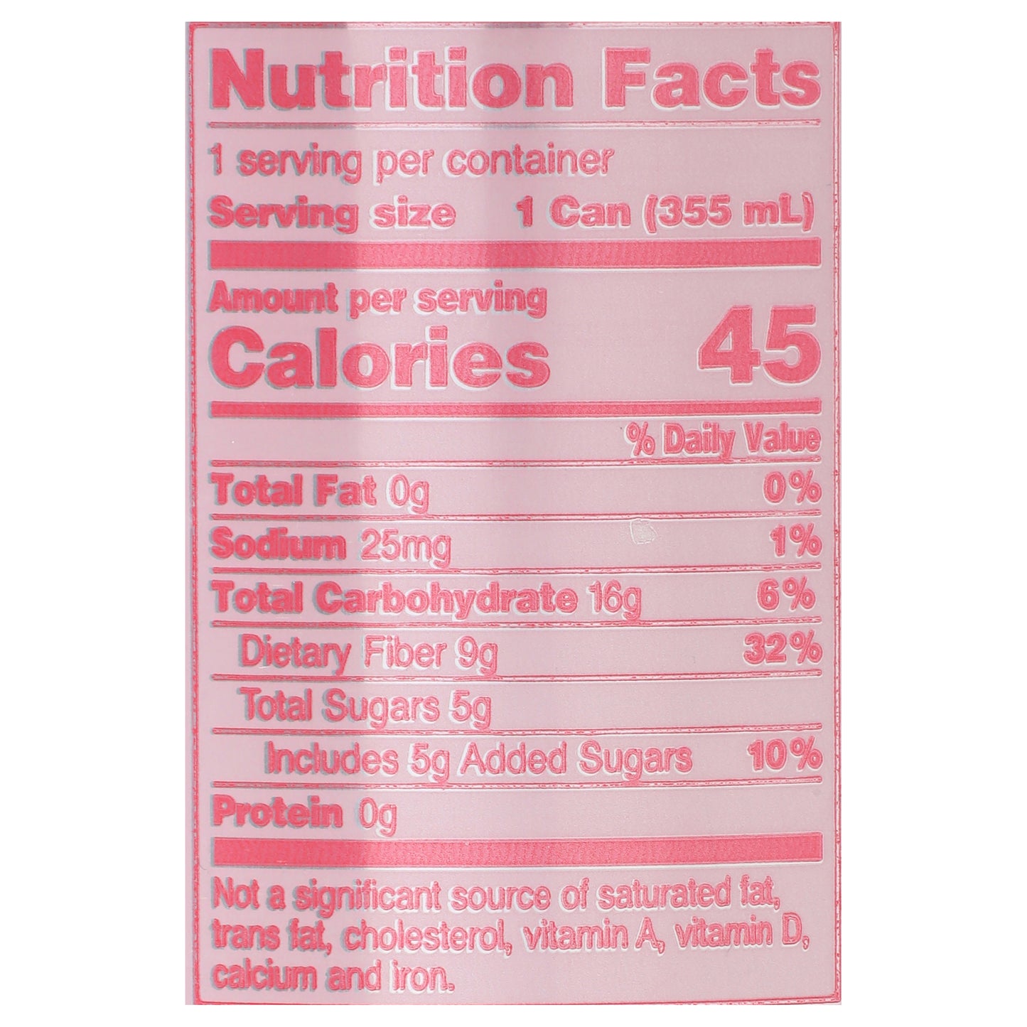 OLIPOP Cherry Vanilla, A New Kind of Soda 12 fl oz