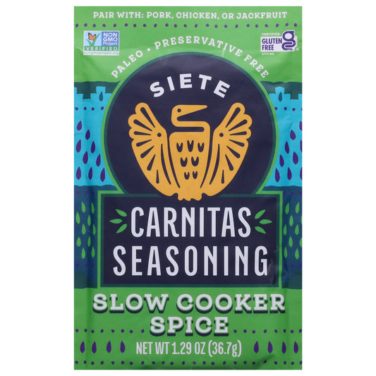 Siete Slow Cooker Spice Carnitas Seasoning 1.29 oz