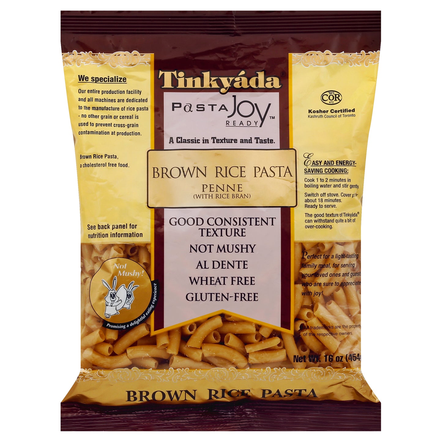 Tinkyada Brown Rice Pasta 16 oz - Penne