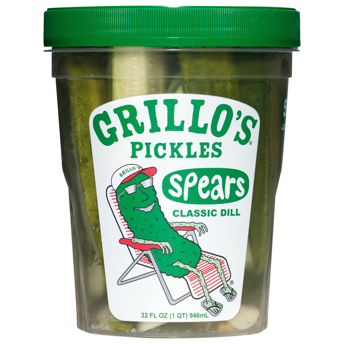 Grillo's Pickles Dill Pickle Spears - 32oz