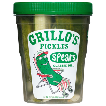 Grillo's Pickles Dill Pickle Spears - 32oz