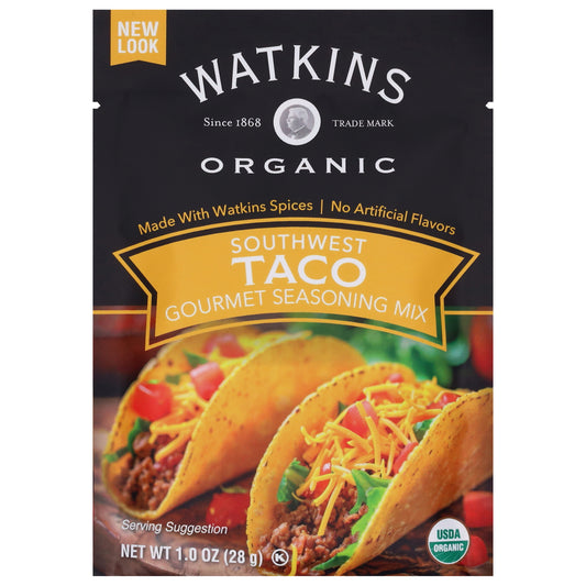 Watkins Organic Gourmet Southwest Taco Seasoning Mix 1.0 oz