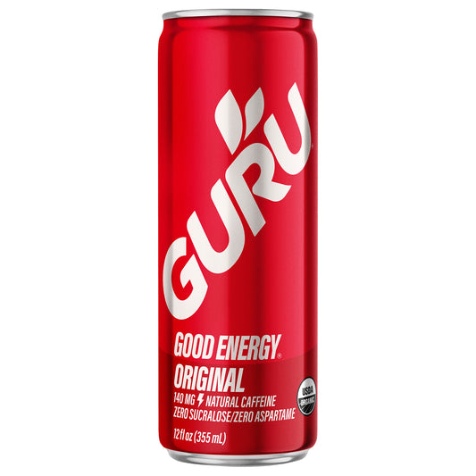 GURU ORGANIC ENERGY DRINK - ORIGINAL 12oz