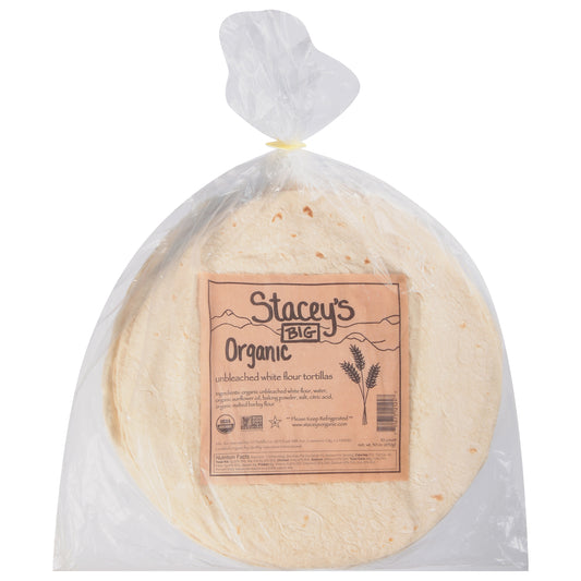 Stacey's Big White Flour Unbleached Organic Tortillas 10 ea