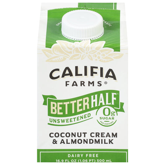Califia Farms Better Half Unsweetened Coconut Cream & Almondmilk 16.9 fl oz