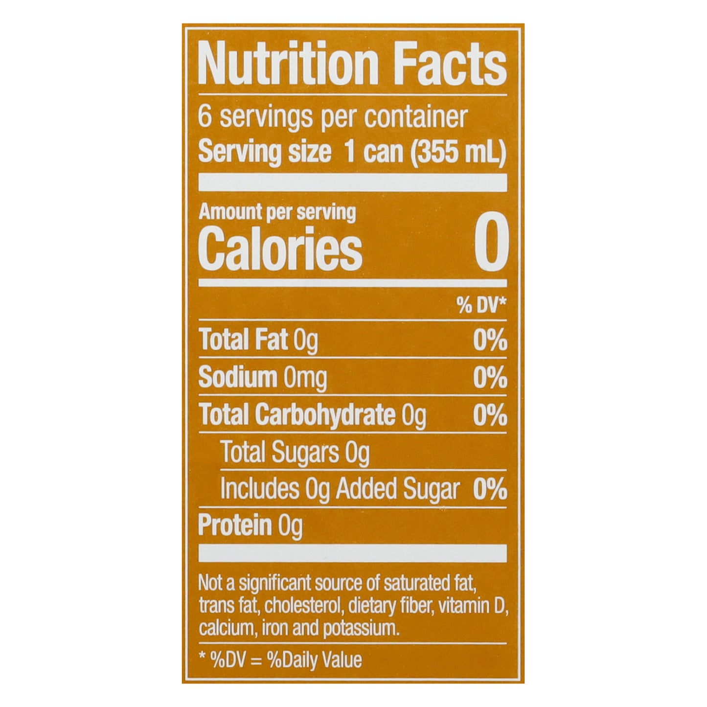 Zevia Zero Sugar Cream Soda 6 - 12 fl oz Cans