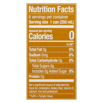 Zevia Zero Sugar Cream Soda 6 - 12 fl oz Cans