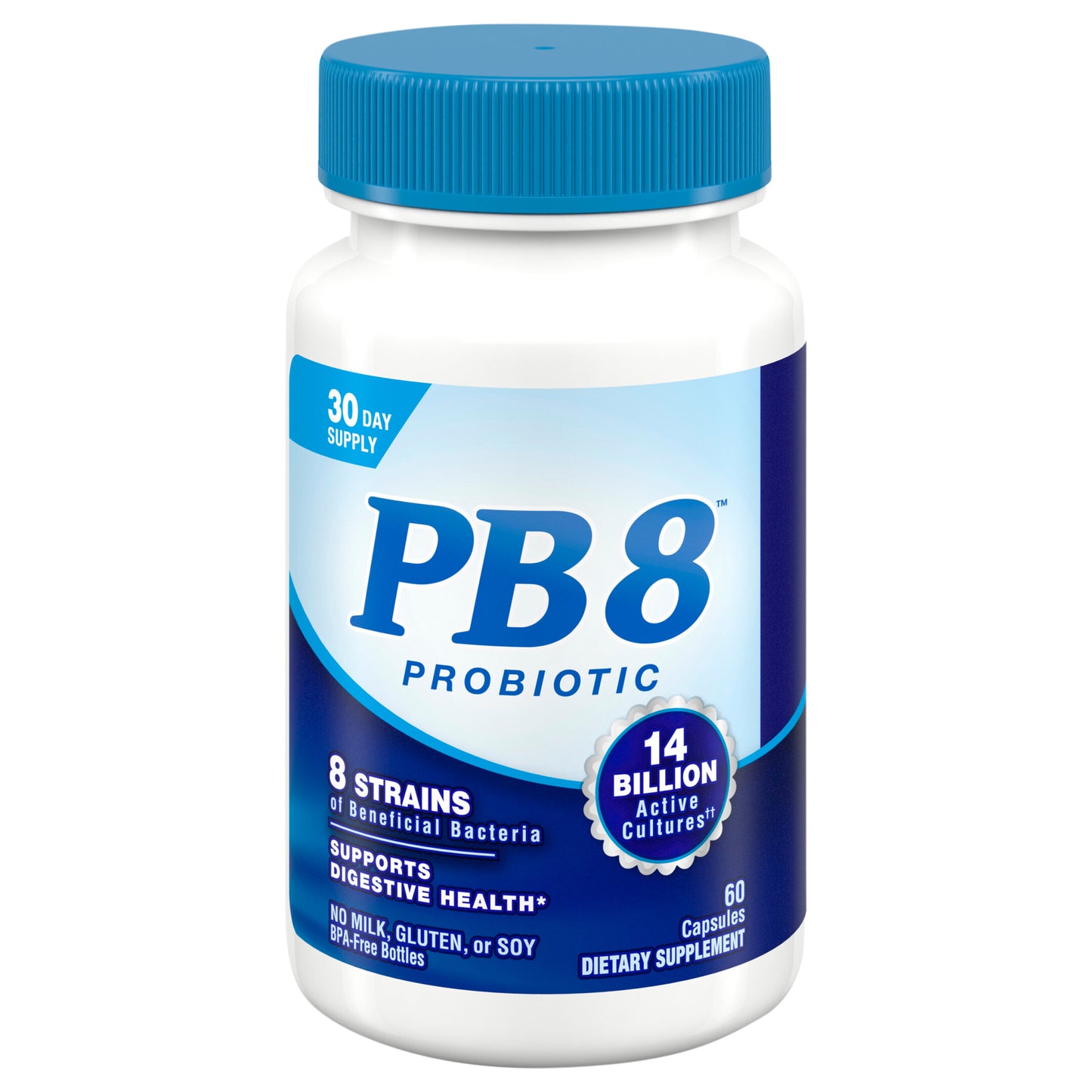 Nutrition Now PB8™ Probiotic Supplement for Men and Women, 60 Count