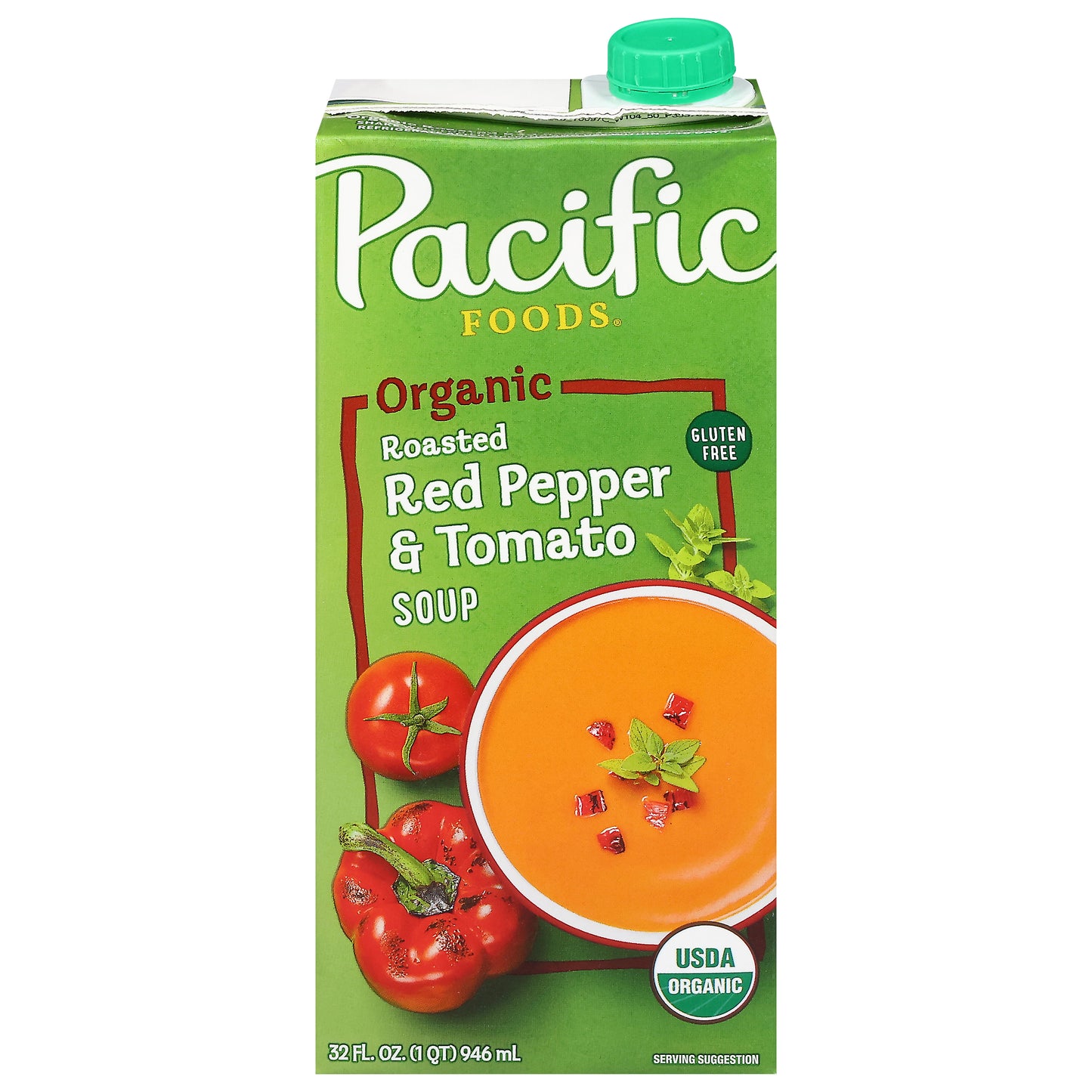 Pacific Foods Organic Roasted Red Pepper & Tomato Soup 32 fl oz