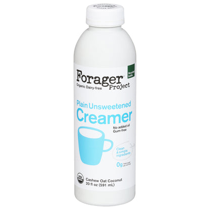 Forager Project Dairy-Free Organic Plain Unsweetened Creamer 20 fl oz