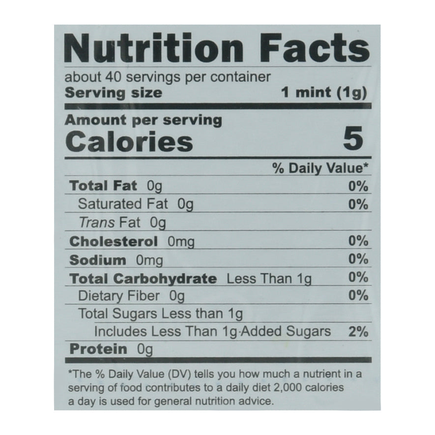 VerMints Organic Gingermint Mints 1.41 oz