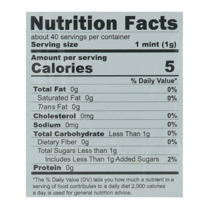 VerMints Organic Gingermint Mints 1.41 oz