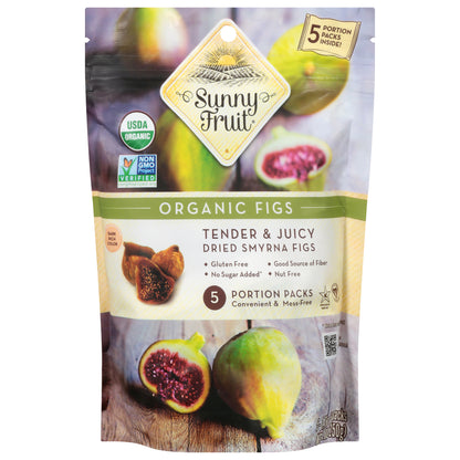 Sunny Fruit Organic Figs 5 - 1.76 oz Packs