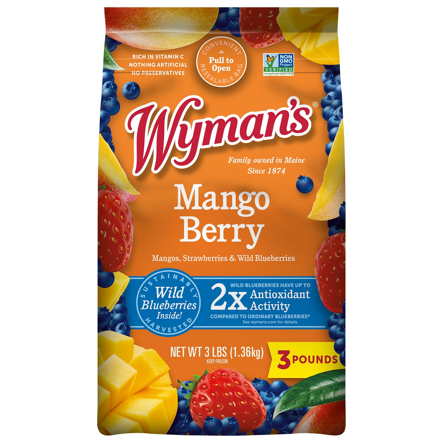 Wyman's Mango Berry 3 lb