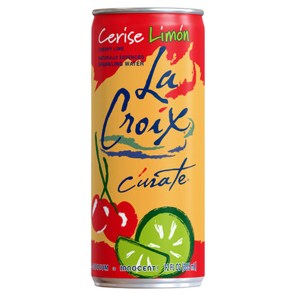 LaCroix Curate Cherry Lime Sparkling Water 12 fl oz