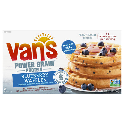 Van's® Frozen Waffle Protein Blueberry 9oz