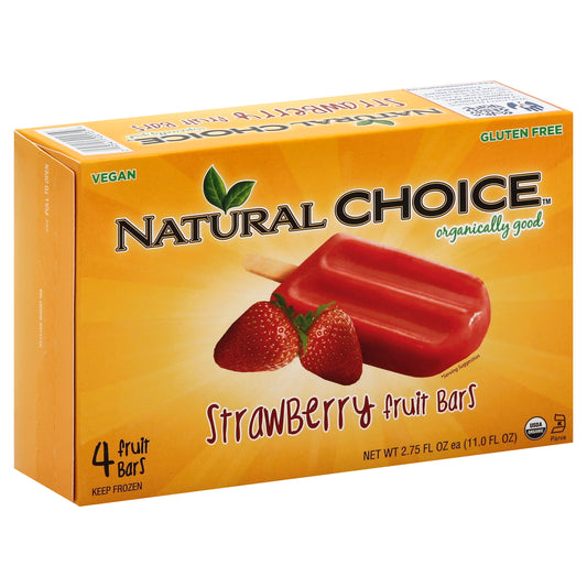 Natural Choice Fruit Bars 4 ea - StrawBerry fruit Bars