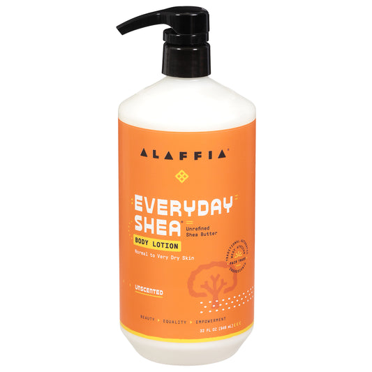Alaffia Everyday Shea Unscented Body Lotion 32 fl oz