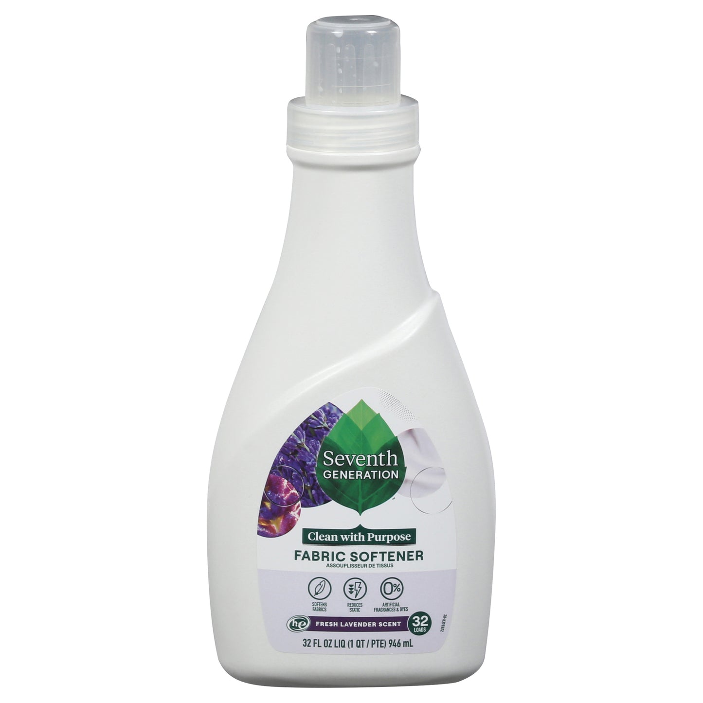 Seventh Generation HE Fresh Lavender Scent Fabric Softener 32 fl oz
