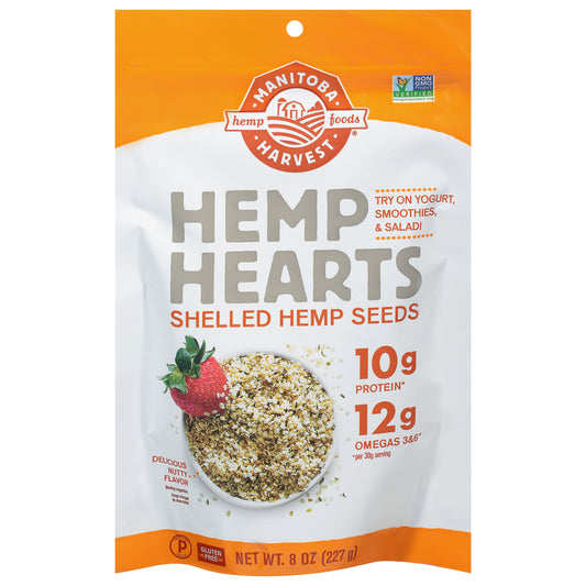 Manitoba Harvest Hemp Hearts Shelled Hemp Seeds 8 oz Resealable Bag