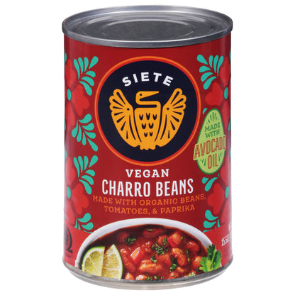 Siete Vegan Charro Beans 15.5 oz