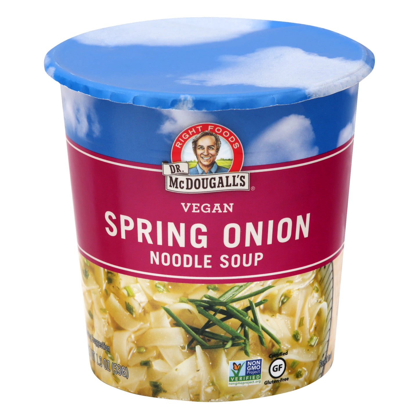 Dr McDougalls Vegan Spring Onion Noodle Soup 1.9 oz