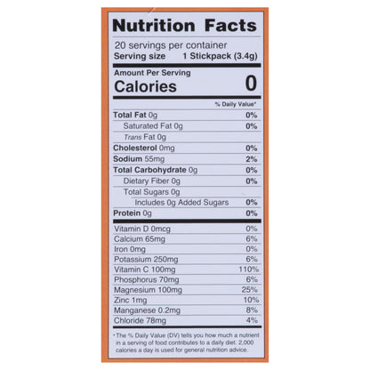 Ultima Orange Electrolyte Mix 20 - 0.12 oz Stickpacks