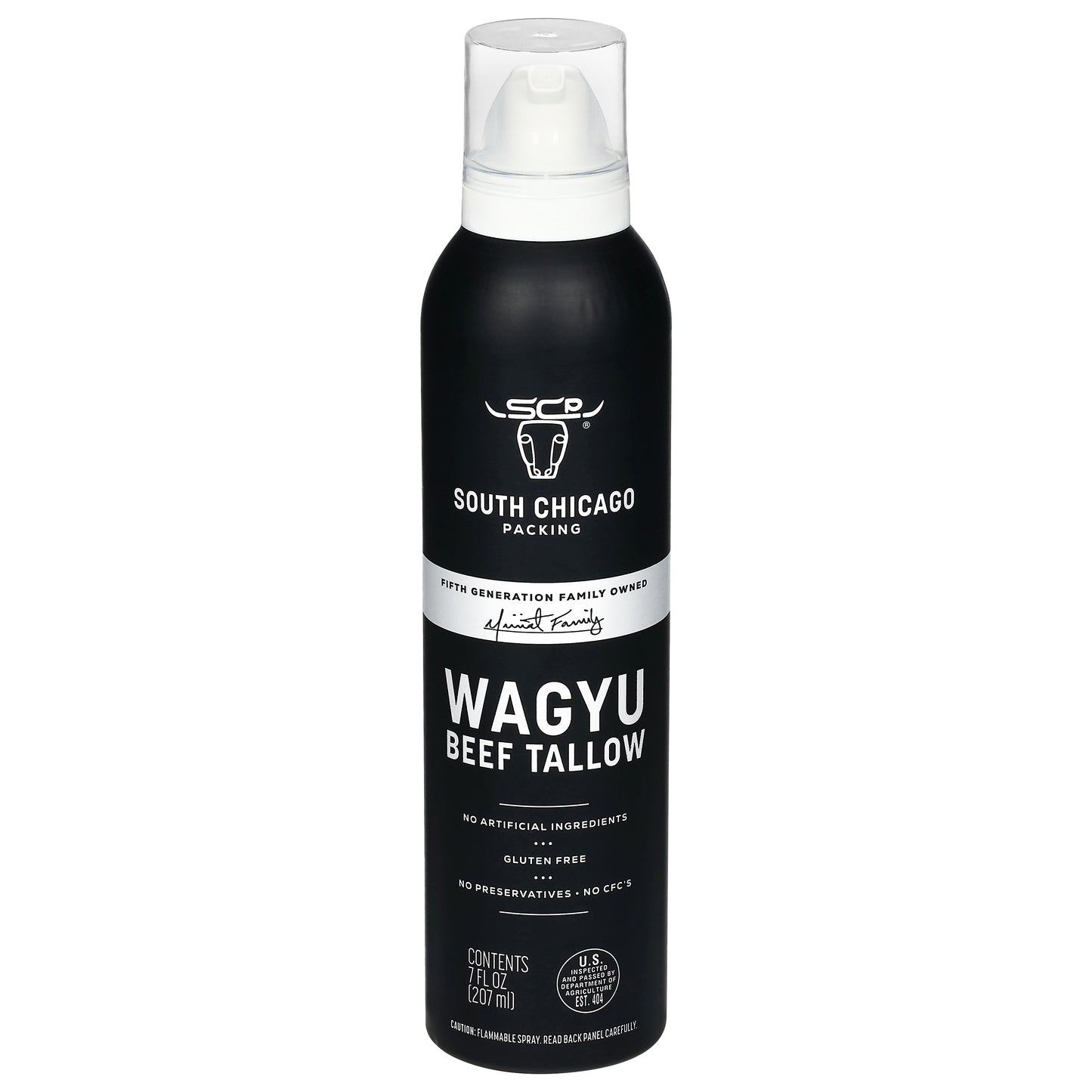 South Chicago Packing Wagyu Beef Tallow Cooking Fat Spray 7 fl oz