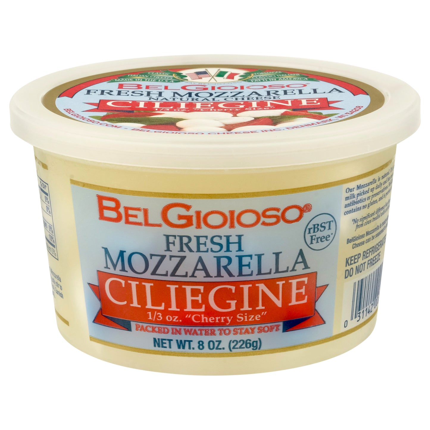BelGioioso Ciliegine Fresh Mozzarella Cheese 8 oz