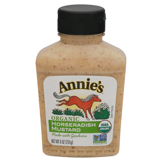 Annie's Organic Horseradish Mustard 9 oz