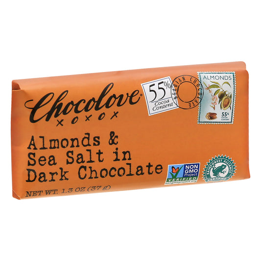 Chocolove 55% Cocoa Almonds & Sea Salt Dark Chocolate 1.3 oz