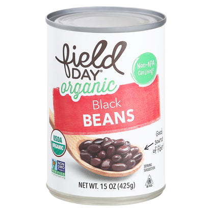 Field Day Organic Black Beans 15 oz