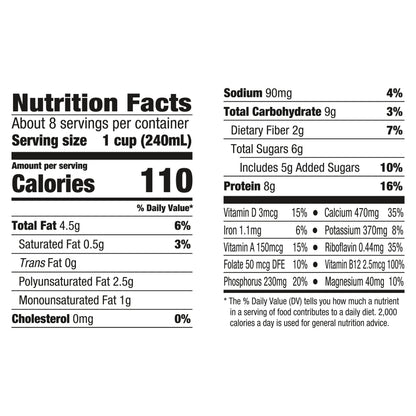 Silk Original Soy Milk, Half Gallon