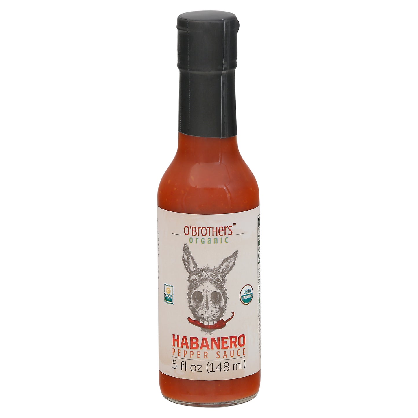 O'Brothers Organic Organic Habanero Pepper Sauce 5 fl oz